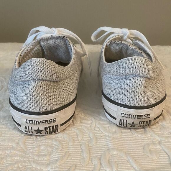 Converse All Star Madison Low Top Sneakers Silver Shimmer Cushion Tongue - Picture 5 of 9